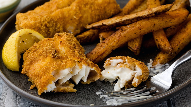 Sheet Pan Fish and Chips