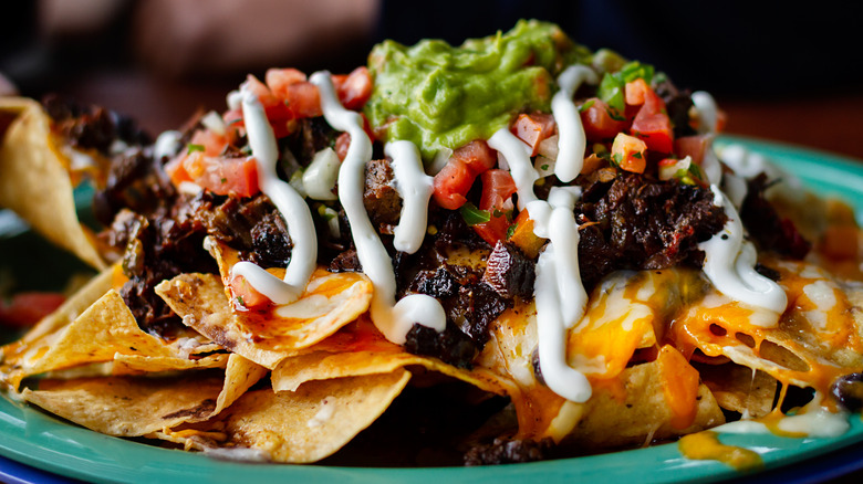 Platter of nachos