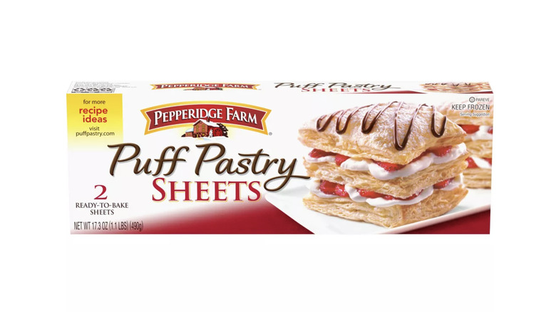 box of Pepperidge Farm puff pastry