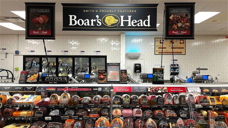 Boar's Head deli counter 
