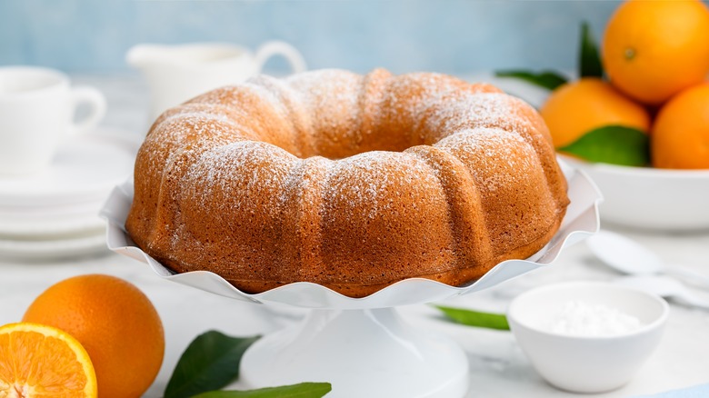 Orange bundt cake