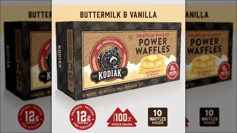 Kodiak Buttermilk & Vanilla Power Waffle box