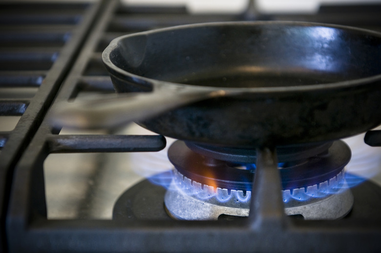 Make sure your stove is set to medium-low heat 