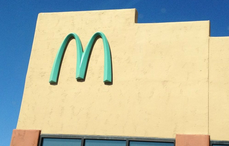 Blue McDonald's Arch, Sedona