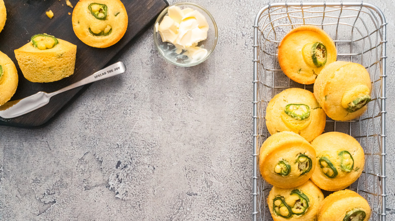 jalapeno cornbread muffins