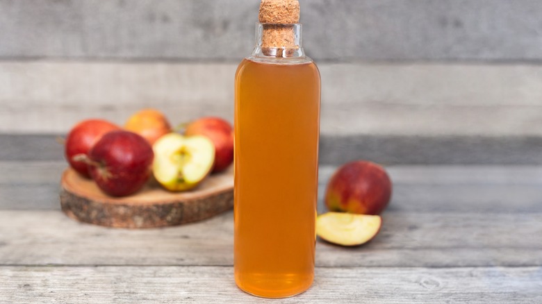 Bottle of apple cider vinegar