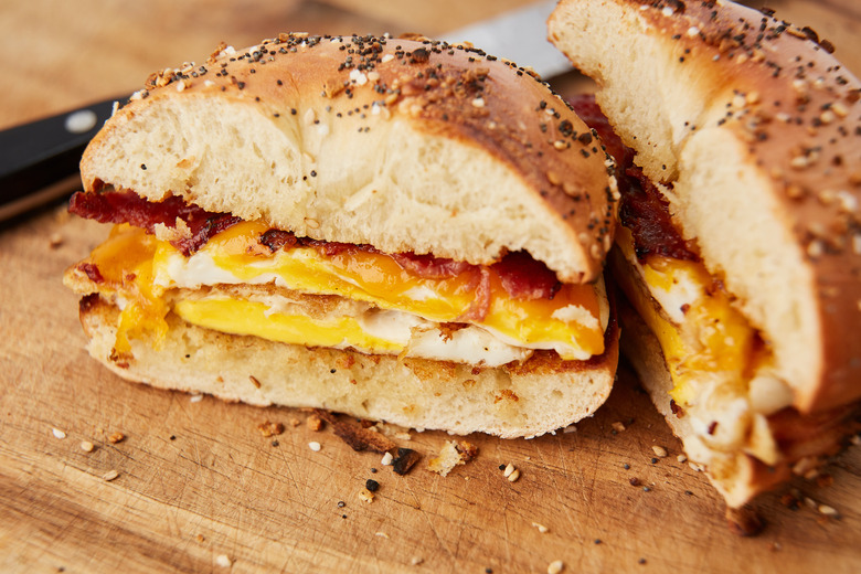 Redo of my viral 5 minute breakfast sandwich - this time with other in, Breakfast Sandwich