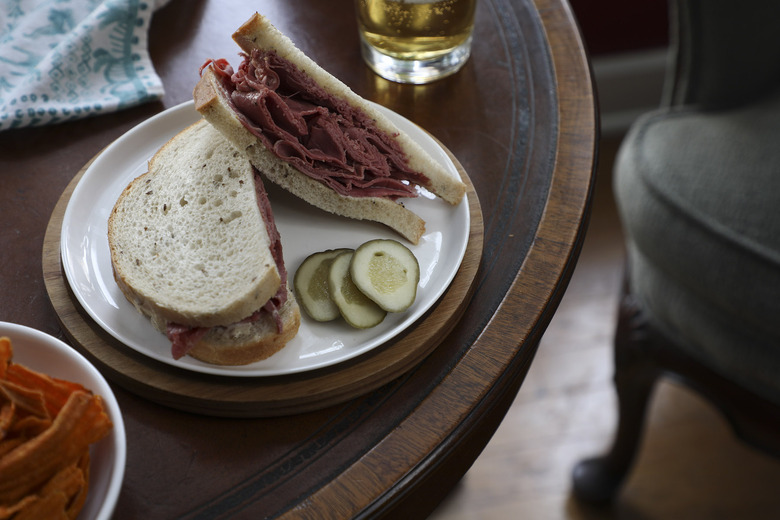 Maple-glazed Corned Beef with Orange and Stout