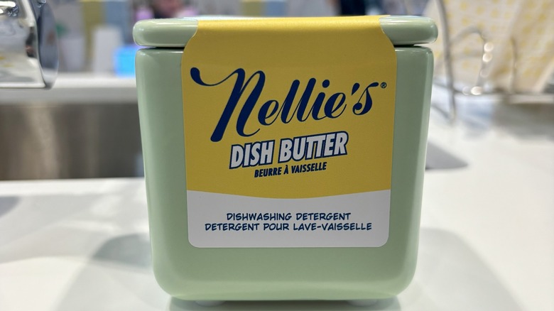 Nellie's Dish Butter in green container