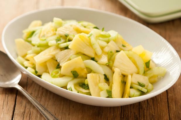 Sweet and Tangy Pineapple-Cucumber Salad Recipe