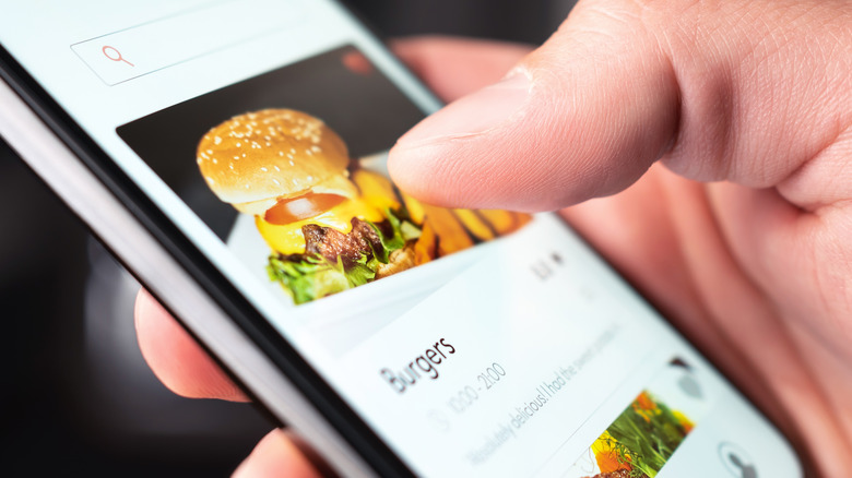 Food mobile ordering app