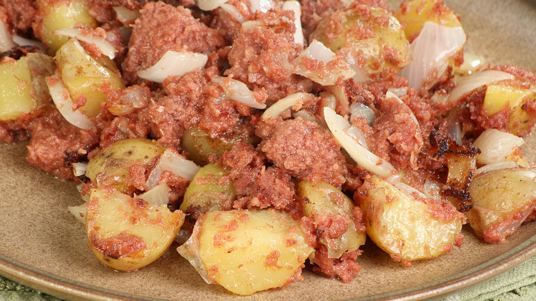 Semi-homemade corned beef hash