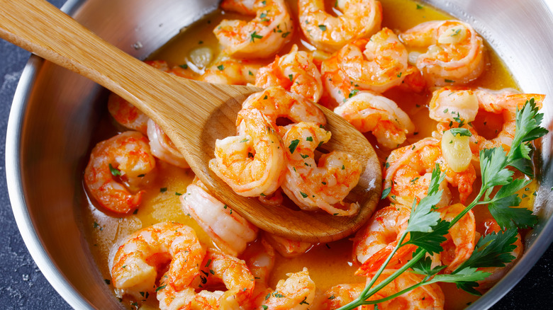shrimp cooked in butter