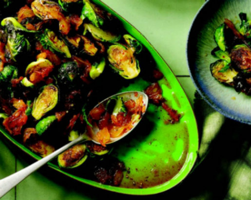 Spicy Roasted Brussels Sprouts