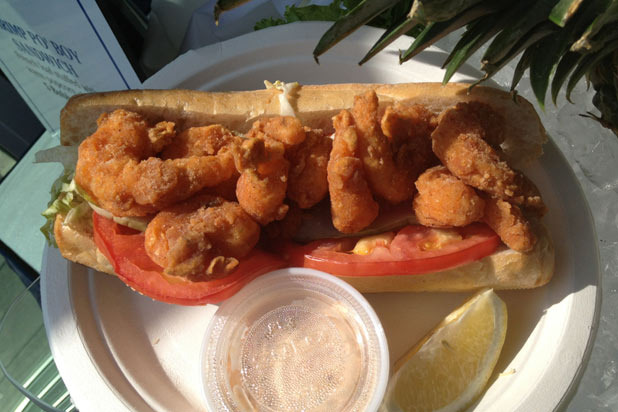 Shrimp Po'Boy Sandwich