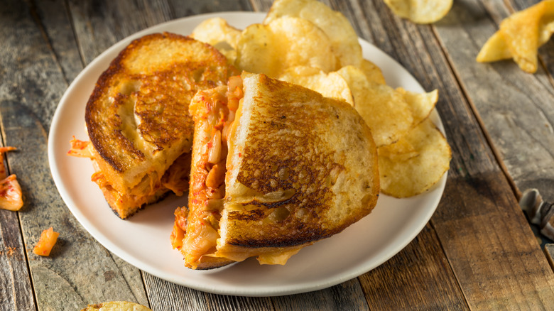 kimchi grilled cheese