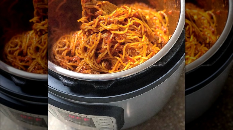 Instant Pot spaghetti 