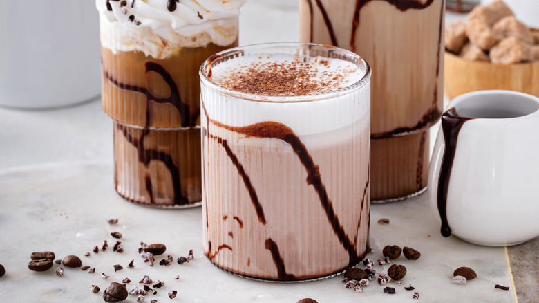 Frozen hot chocolate