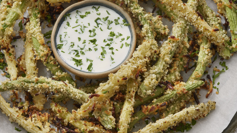 air fried green beans