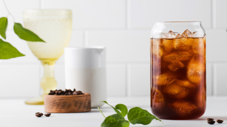 jar of cold brew coffee