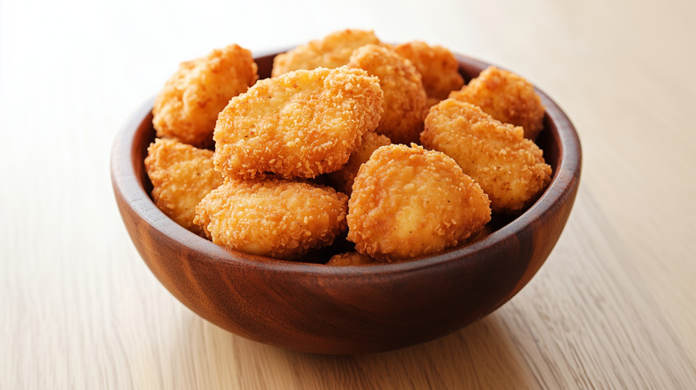 Chicken nuggets in bowl