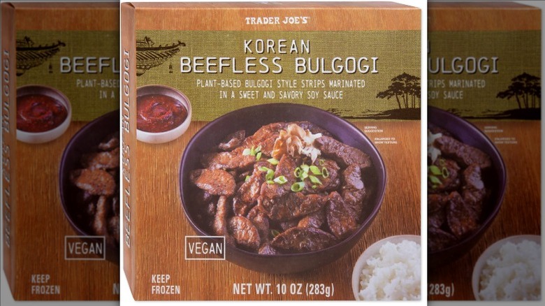 Trader Joe's beefless bulgogi packaging