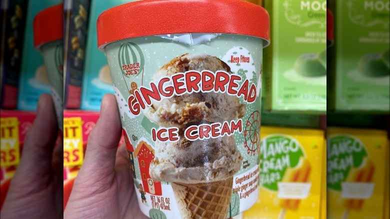 Trader Joe's Gingerbread Ice Cream