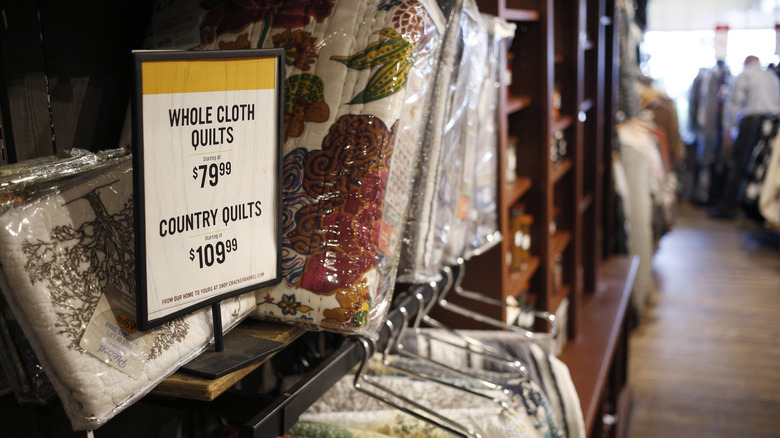 inside of a cracker barrel store