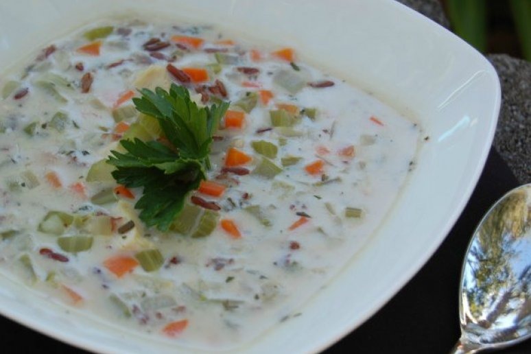 Wild Rice and Turkey Chowder