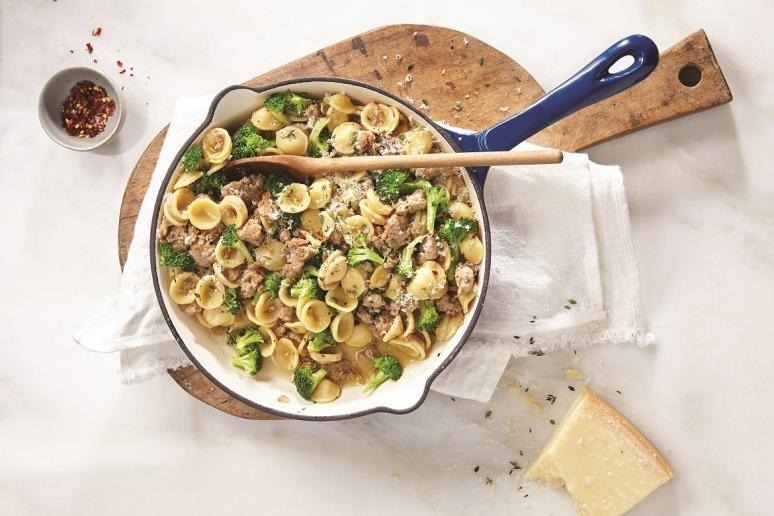 Orecchiette With Turkey and Broccoli