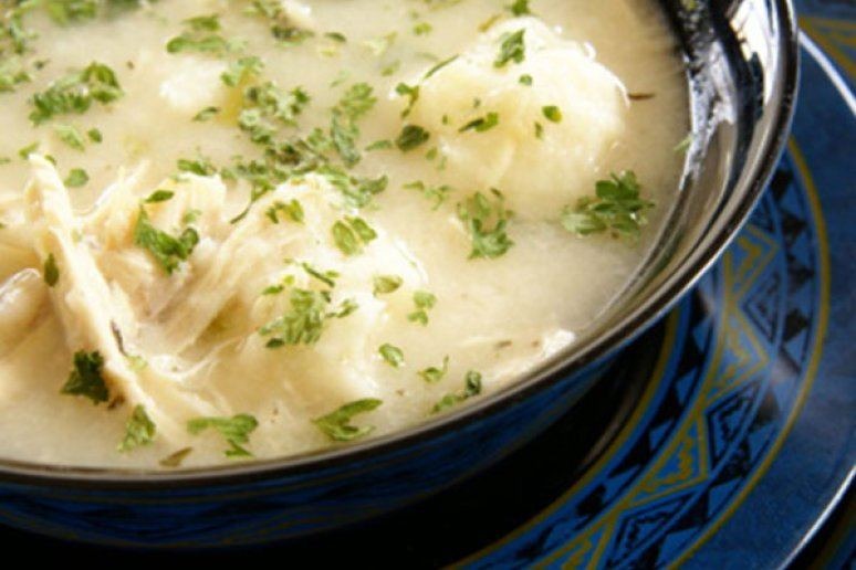 Turkey Soup With Dumplings