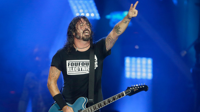 Dave Grohl on stage