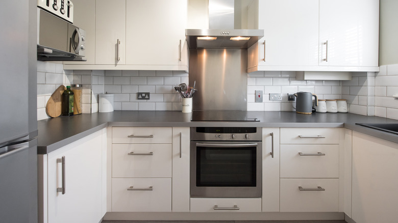 A white kitchen