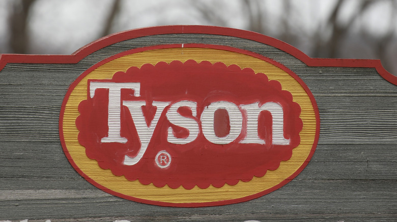 Tyson Foods sign