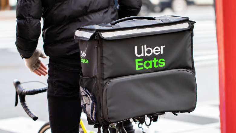 Uber Eats delivery bike