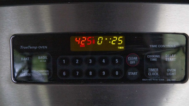 oven preheated to 425 F