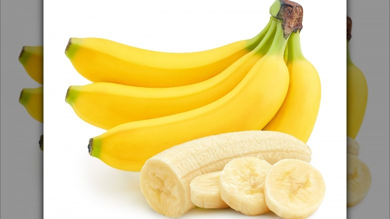 sliced and whole Bananas