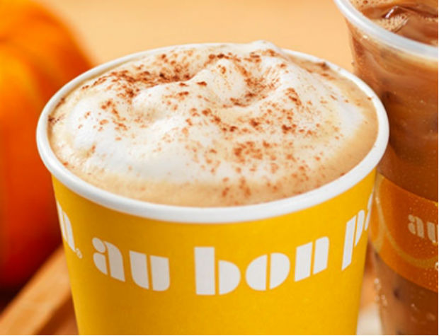 #10 Au Bon Pain Pumpkin Pie Latte (16 oz)