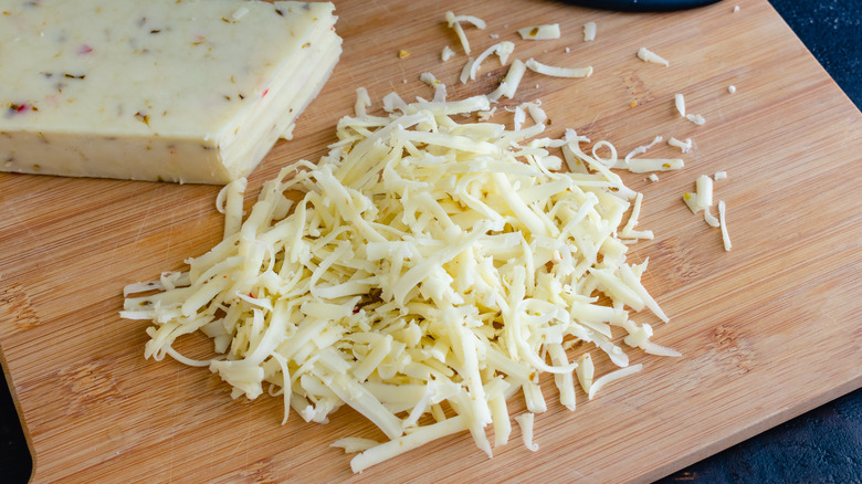 Shredded pepper jack cheese