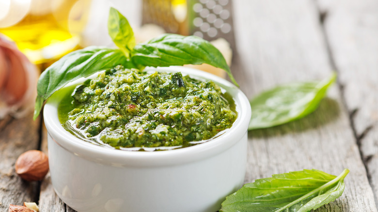 Bowl of pesto