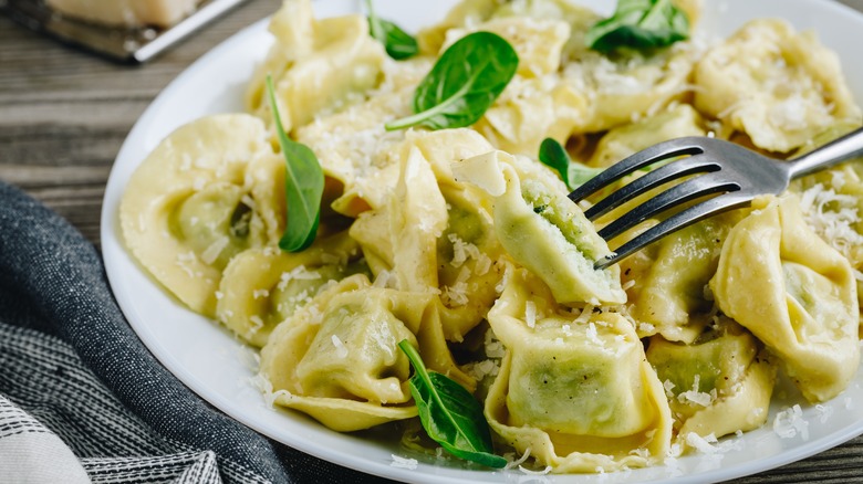 spinach and ricotta ravioli