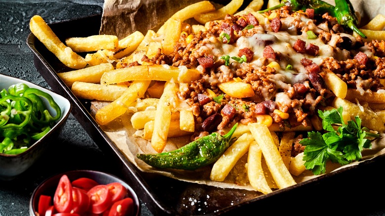 Upgrade Your Frozen Fries And Make Some Cheeseburger Nachos