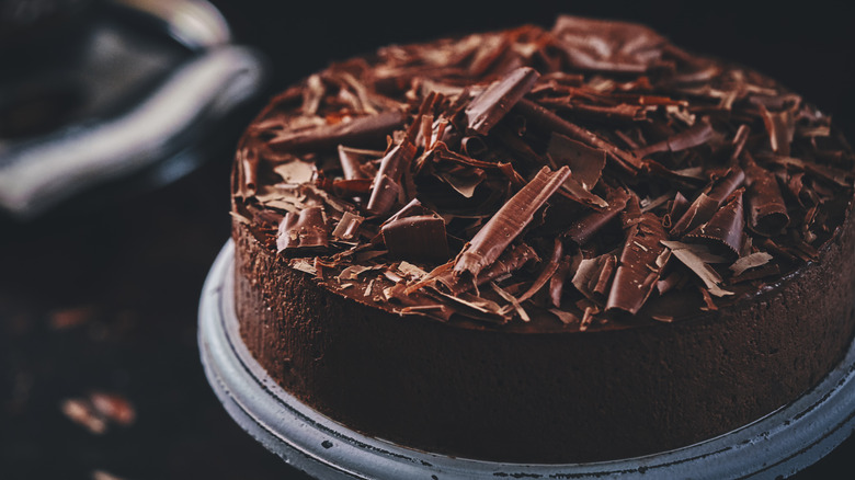 Whole chocolate mousse cake