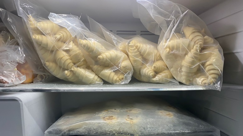 proofing croissant dough