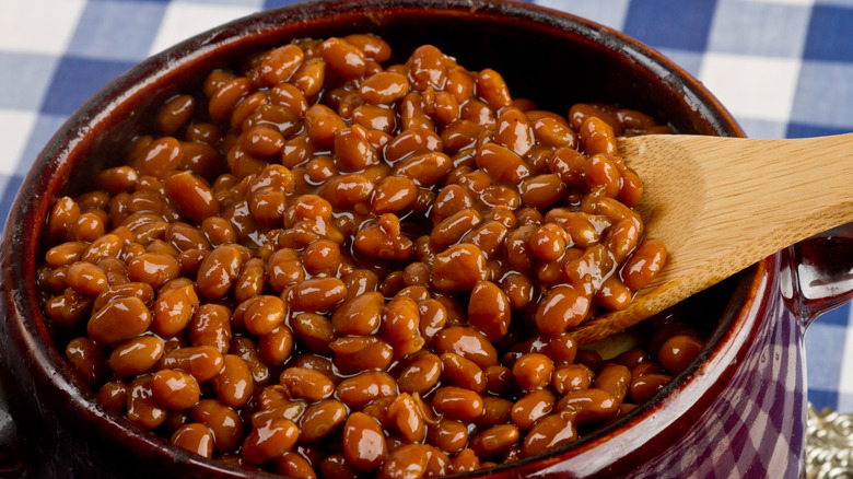 Bowl of baked beans