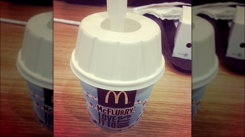 British McFlurry with lid