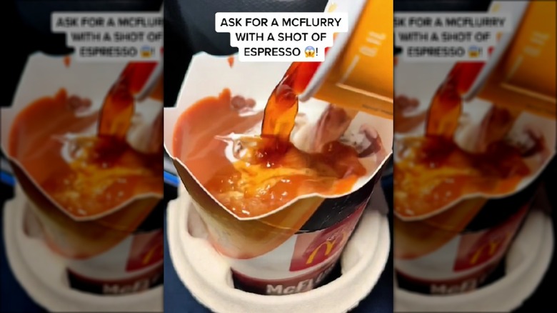 McFlurry affogato