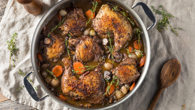 French coq au vin