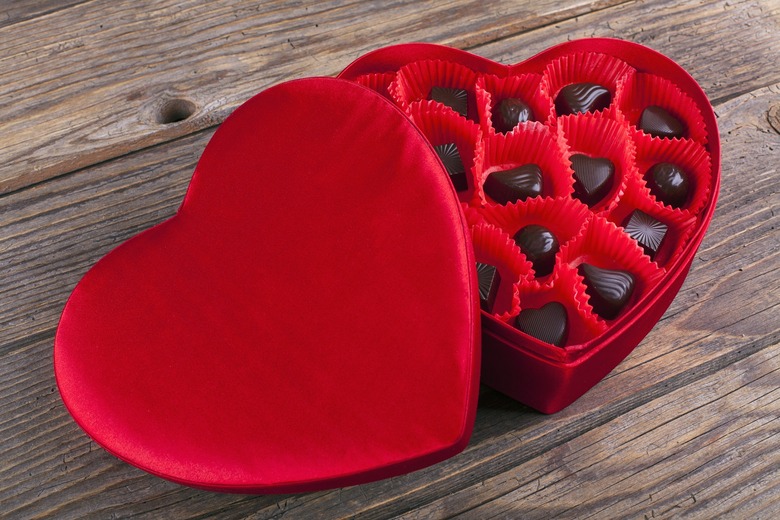 #1 Heart-shaped boxes of chocolates