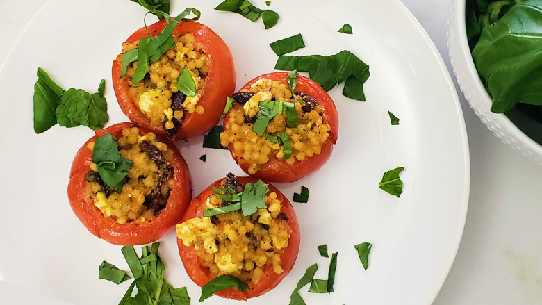 Mediterranean Stuffed Tomatoes